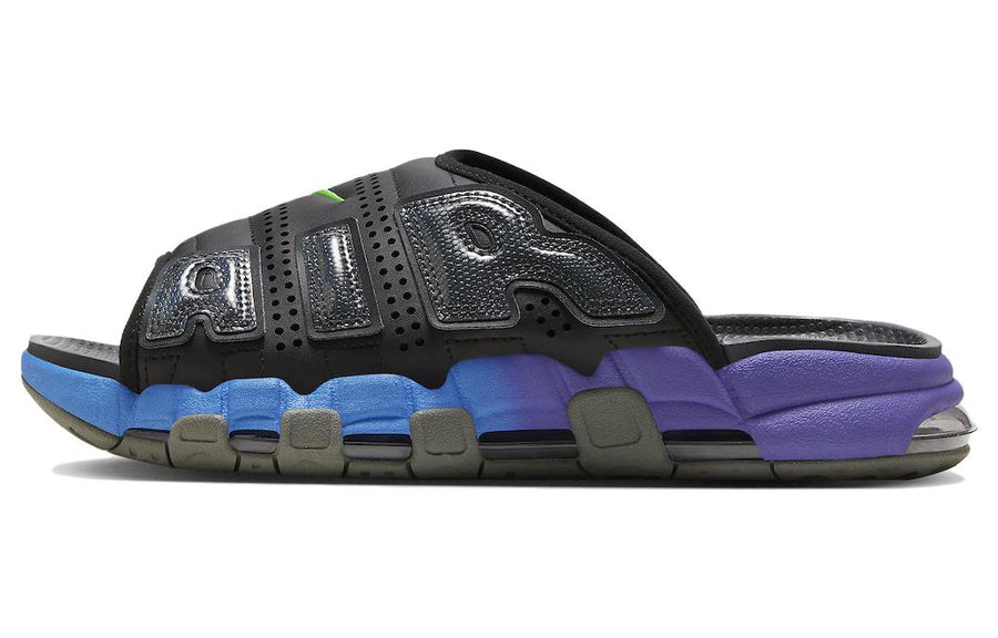 ナイキ エア モア アップテンポ Nike Air More Uptempo Slide "Black/Purple Blue" FN8893-034
