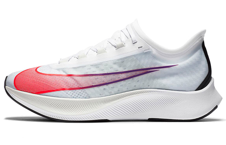 ナイキ ズームフライ Nike Zoom Fly 3 "White/Flash Crimson" AT8240-103