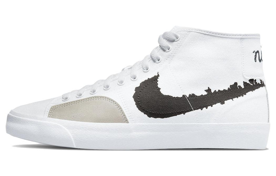 ナイキ ブレーザー Nike SB Blazer Court Mid PRM "White Black" DM8553-100