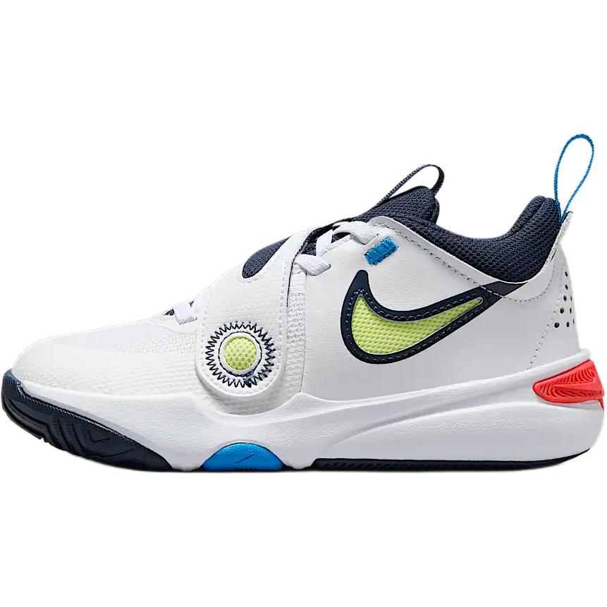 ナイキ Nike PS Team Hustle D 11 "White/Bright Crimson/Photo Blue/Light Lemon Twist" DV8994-105