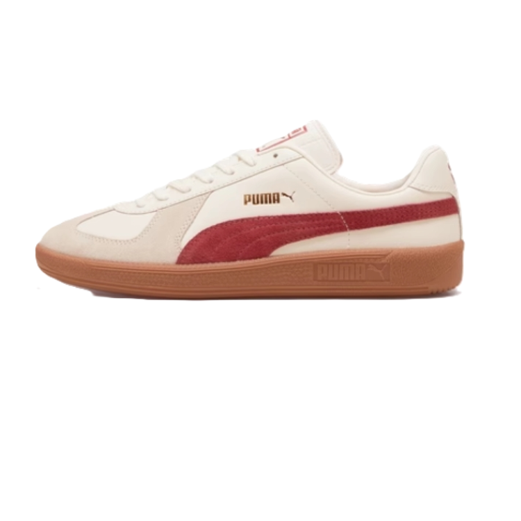 プーマ Puma Army Trainer "Warm White/Intense Red" 386607-18
