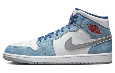 エアジョーダン1 Nike Air Jordan 1 Mid SE "White/Hyper Royal/Red" DN3706-401