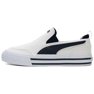 プーマ Puma Court Classic Vulc Slip-On "PUMA White/New Navy" 400216-01