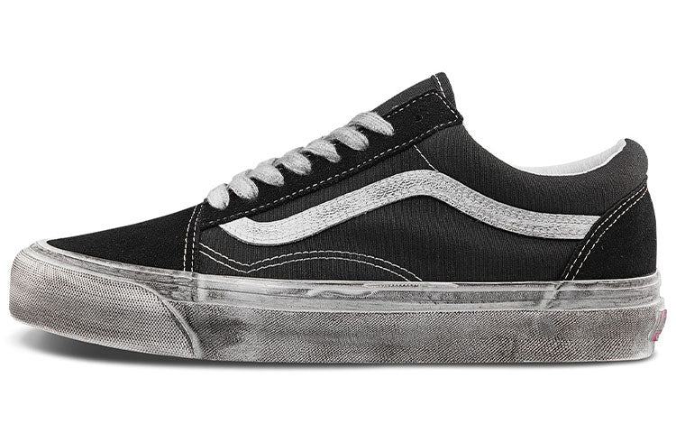ヴァンズ オールドスクール Vans OG Old Skool LX "Stressed Black/White" VN0A5FBEBA2