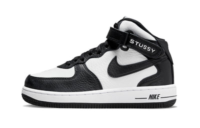ナイキ エアフォース1 Stussy × Nike PS Air Force 1 Mid "Black and Light Bone" DN4158-002
