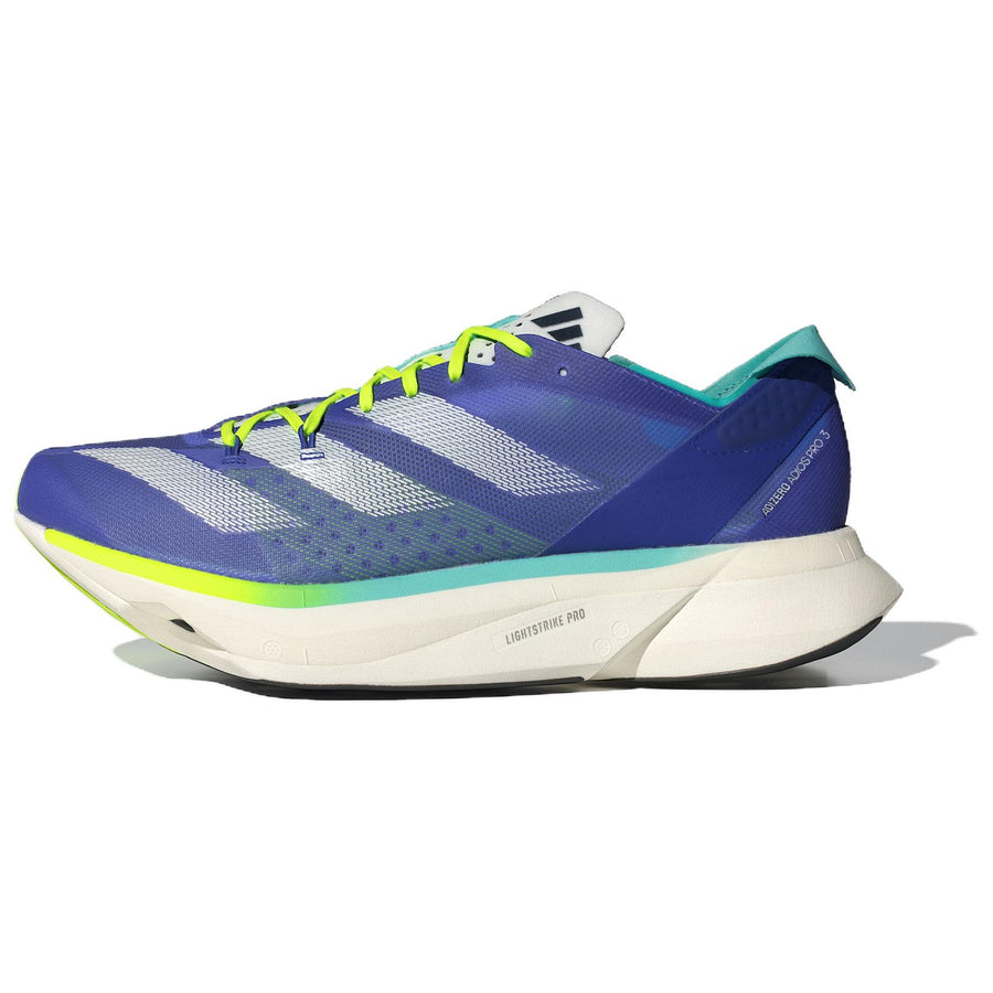 アディダス アディゼロ adidas Adizero Adios Pro 3 M "Cobalt Blue/Zero Metallic/Lucid Lemon" ID3635