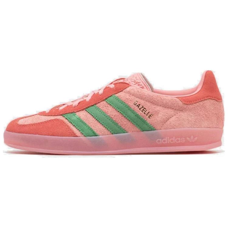 アディダス ガゼル adidas Women's Gazelle Indoor "Semi Pink Spark/Preloved Green/Preloved Scarlet" IG6782