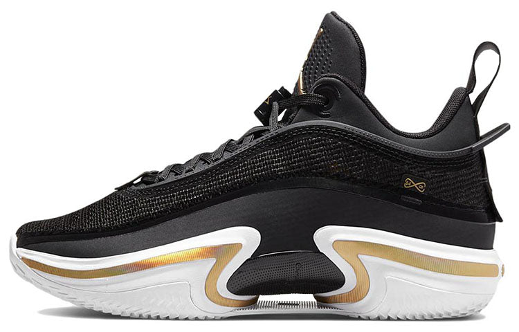 エアジョーダン36 Nike Air Jordan 36 Low "Black Gold" (White Sole) DH0832-071