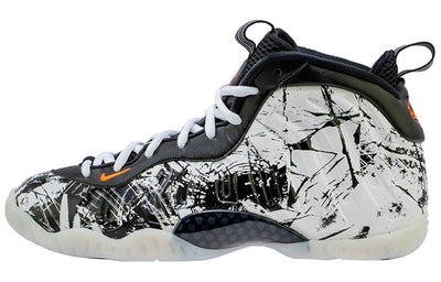 ナイキ フォームポジット Nike GS Air Foamposite One Shattered Backboard "Black/White Total Orange" 644791-011