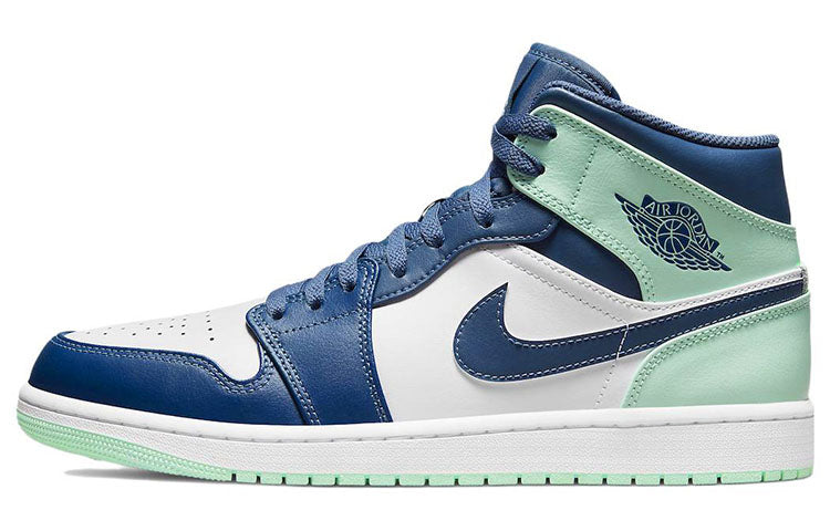エアジョーダン1 Nike Air Jordan 1 Mid "Blue Mint" 554724-413