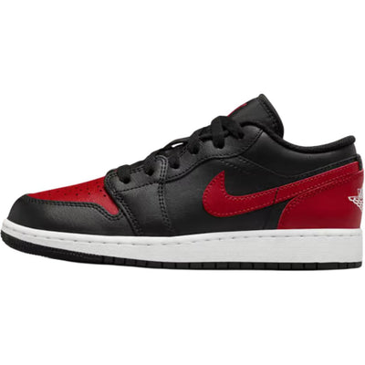 エアジョーダン1 Nike GS Air Jordan 1 Low "Black/Summit White/Varsity Red" 553560-067