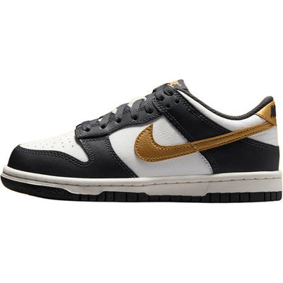ナイキ ダンク Nike GS Dunk Low "White/Black/Metallic Gold" HV2533-100