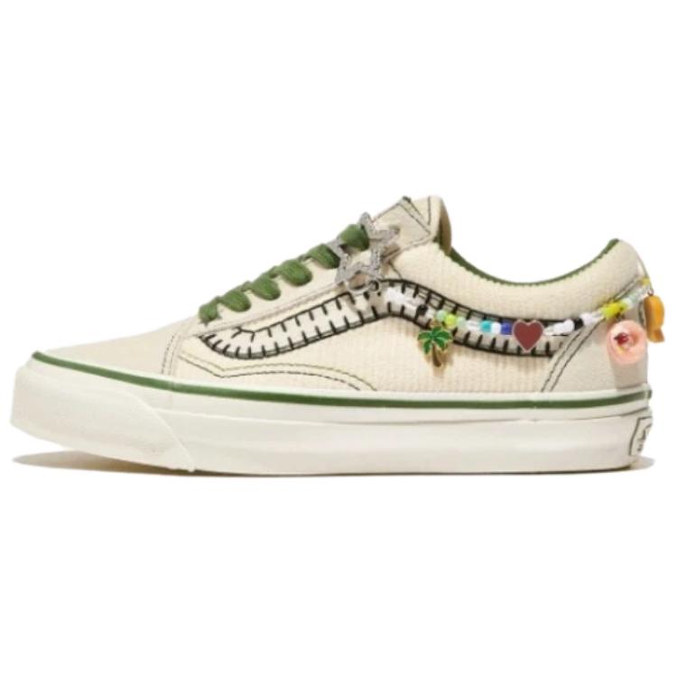 ヴァンズ オールドスクール Vans Premium Old Skool Charms "Cream" Kokona Hiraki VN000EGYCRM