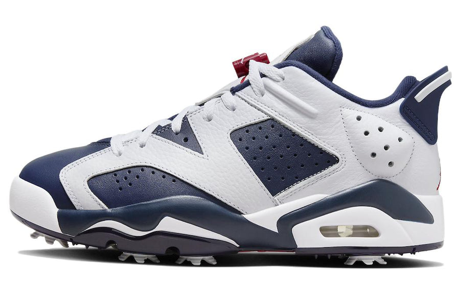 エアジョーダン6 Nike Air Jordan 6 Retro Low Golf "White/Varsity Red/Midnight Navy" DV1376-101