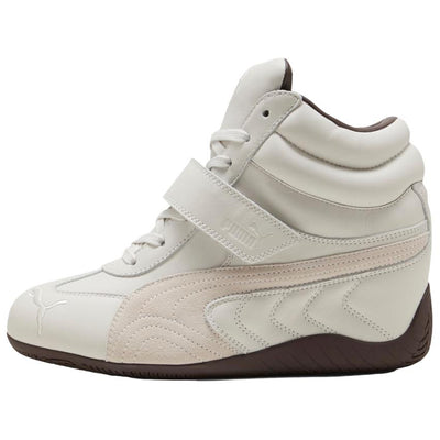 プーマ スピードキャット Puma Women's Speedcat Wedge "White/Brown" 408120-01