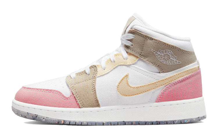 エアジョーダン1 Nike GS Air Jordan 1 Mid SE "Pastel Grind" DJ0338-100