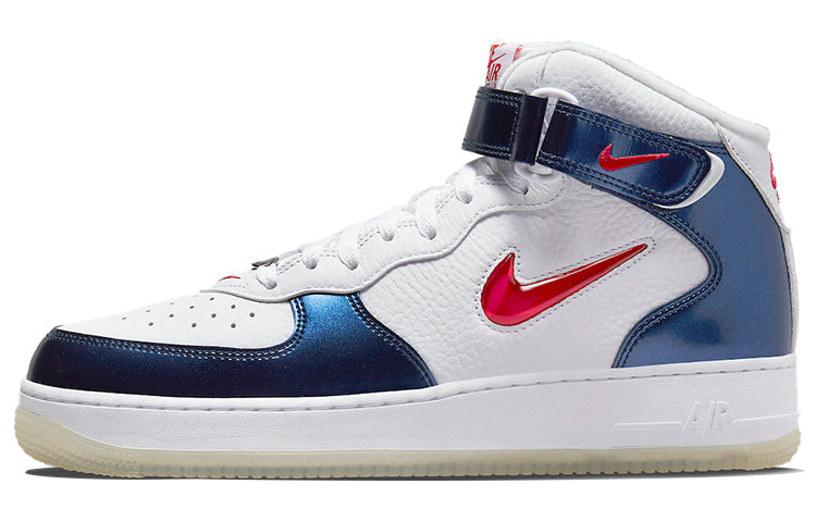 ナイキ エアフォース1 Nike Air Force 1 Mid QS "University Red and Midnight Navy" DH5623-101