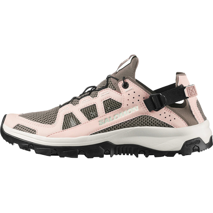 サロモン Salomon Women's Techamphibian 5 "Walnut/Tapioca/Clearly Aqua" L49110400