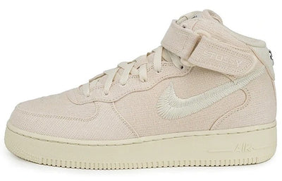 ナイキ エアフォース1 Stussy × Nike Air Force 1 Mid "Fossil Stone" DJ7841-200