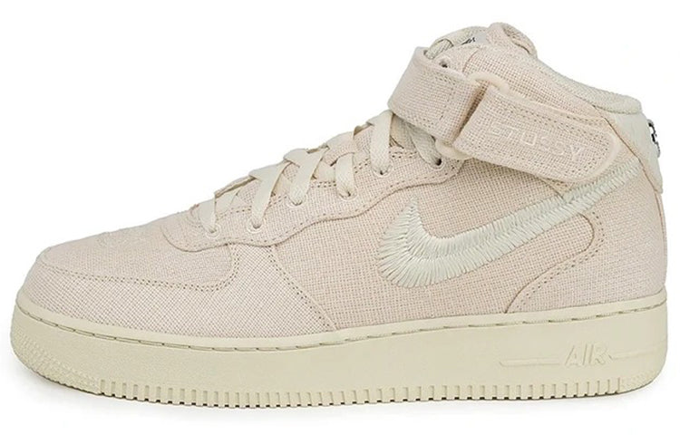 ナイキ エアフォース1 Stussy × Nike Air Force 1 Mid "Fossil Stone" DJ7841-200