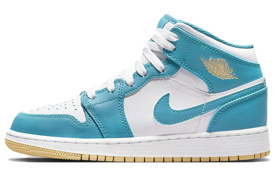 エアジョーダン1 Nike GS Air Jordan 1 Mid "Aqua" DQ8423-400