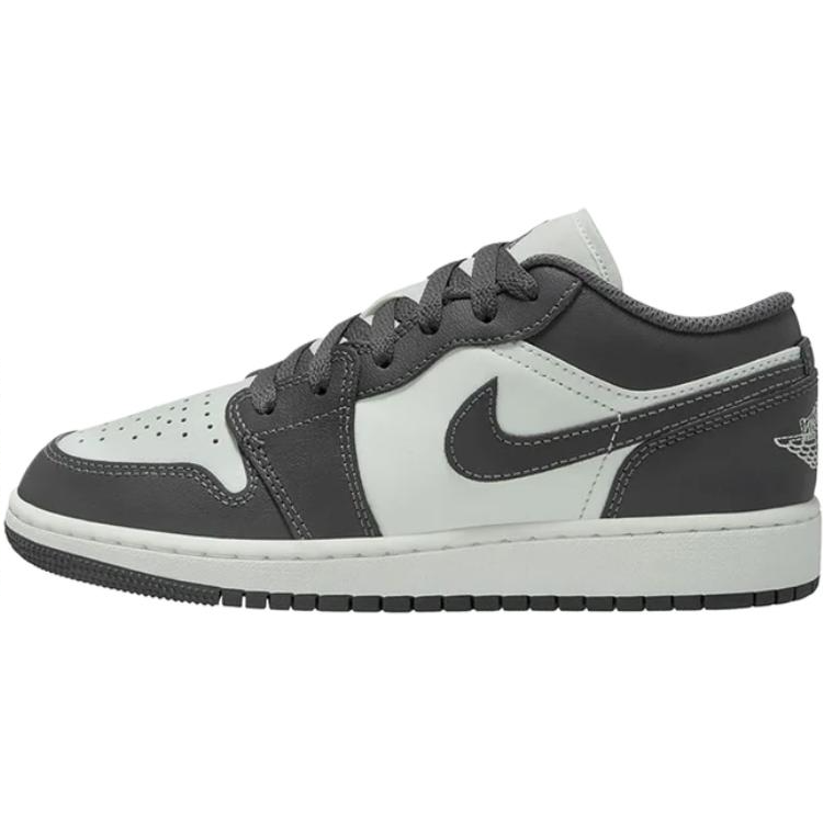 エアジョーダン1 Nike GS Air Jordan 1 Low "Iron Grey/Summit White" 553560-044