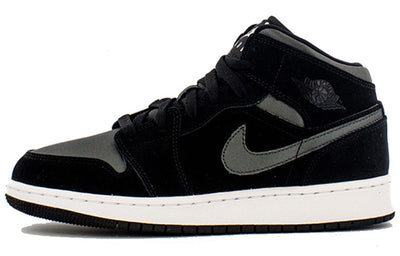 エアジョーダン1 Nike GS Air Jordan 1 Mid "White Black Grey" BQ6931-012