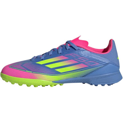 アディダス F50 adidas GS F50 League TF "Blue Fusion/Lucid Lemon/Lucid Pink" IE3754
