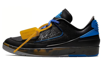 エアジョーダン2 Off-White × Nike Air Jordan 2 Low "Black and Varsity Royal" DJ4375-004