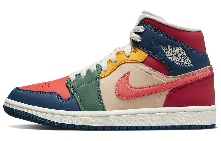 エアジョーダン1 Nike Women's Air Jordan 1 Mid SE "Multi Color" DN3738-400