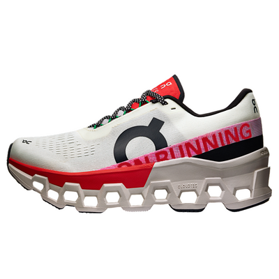 オン On Women's Cloudmonster 2 "Ivory/Red" 3WE10113193