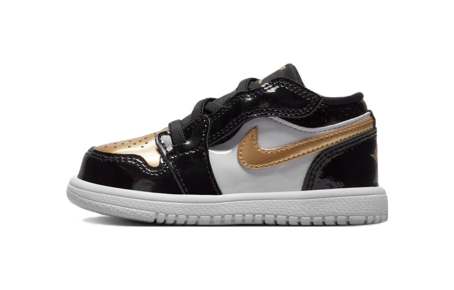 エアジョーダン1 Nike TD Air Jordan 1 Low ALT SE BT "Black/White/Metallic Gold" DZ6319-071