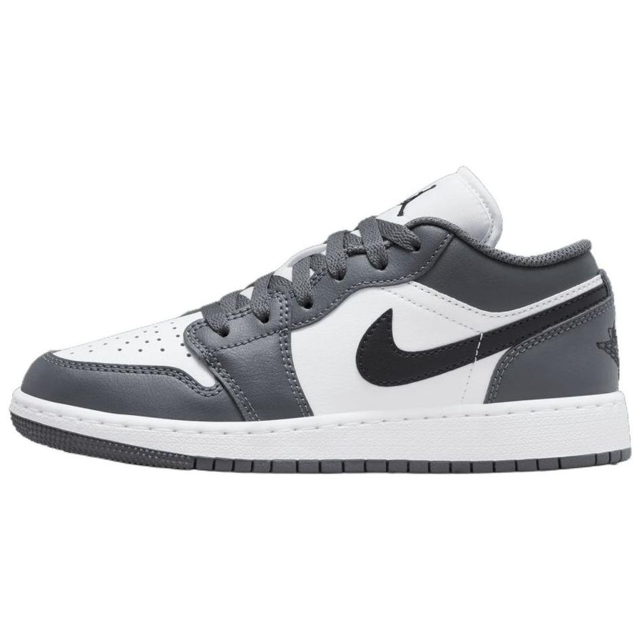 エアジョーダン1 Nike GS Air Jordan 1 Low "White/Iron Gray/Black" 553560-152