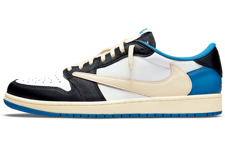 エアジョーダン1 Travis Scott × fragment design × Nike Air Jordan 1 Low OG SP "Military Blue" DM7866-140