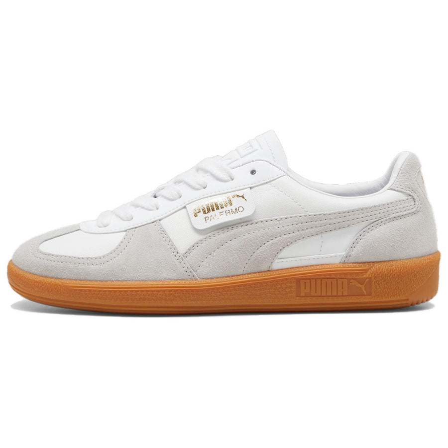 プーマ パレルモ Puma Palermo Leather "Puma White/Glacial Gray/Gum" 396464-12