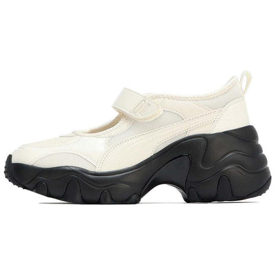 プーマ Puma Women's Pulsar Wedge Jewels Sandals "Frosted Ivory/Puma Black" 399104-01