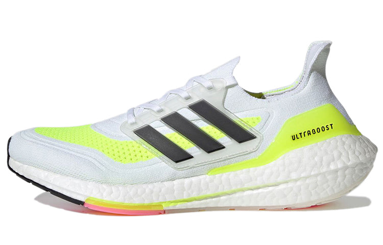 アディダス ウルトラブースト adidas UltraBoost 21 "Footwear White/Core Black/Solar Yellow" FY0377