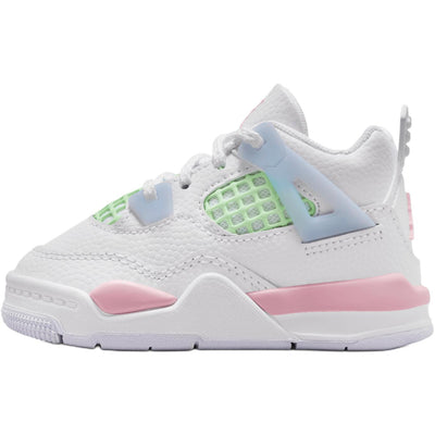 ジョーダン Nike TD Jordan 4 Retro "White/Half Blue/Vapor Green/Medium Soft Pink" IB7070-100