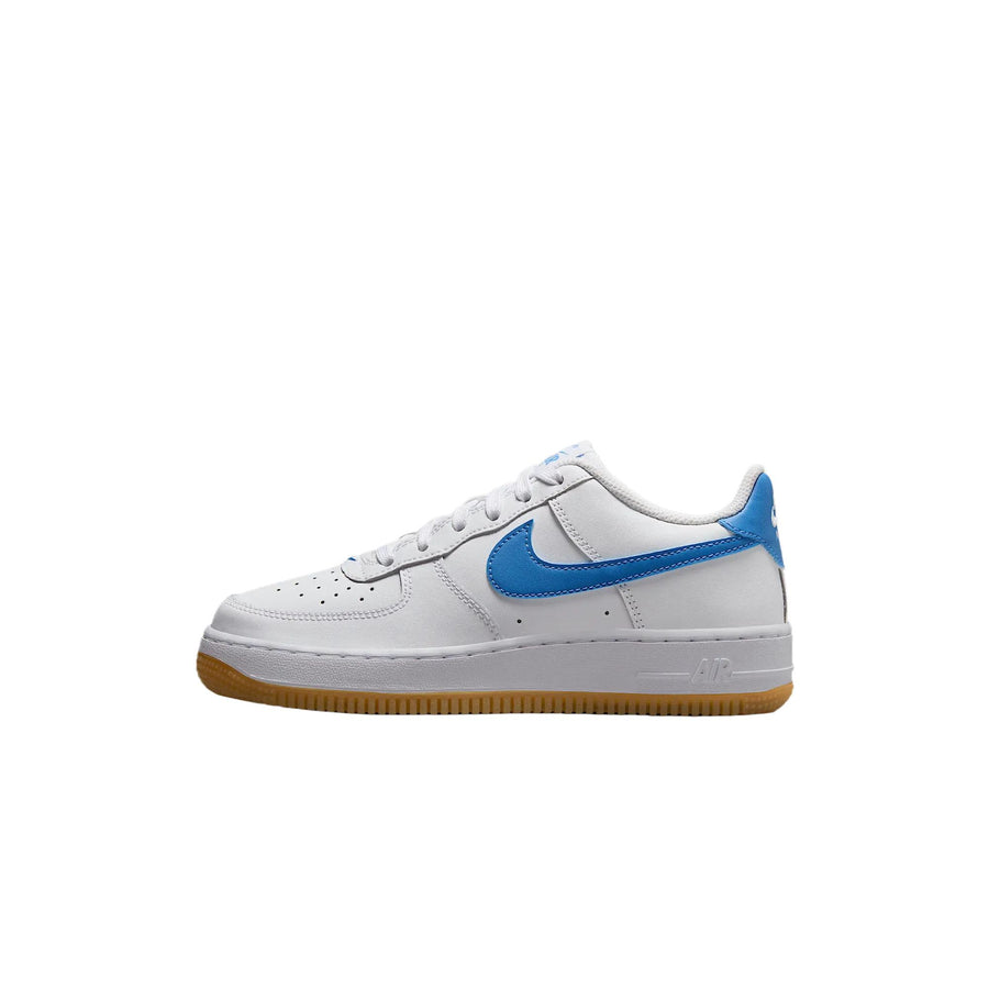 ナイキ エアフォース1 Nike GS Air Force 1 "White/Gum Light Brown/Blue Beyond" FV5948-115