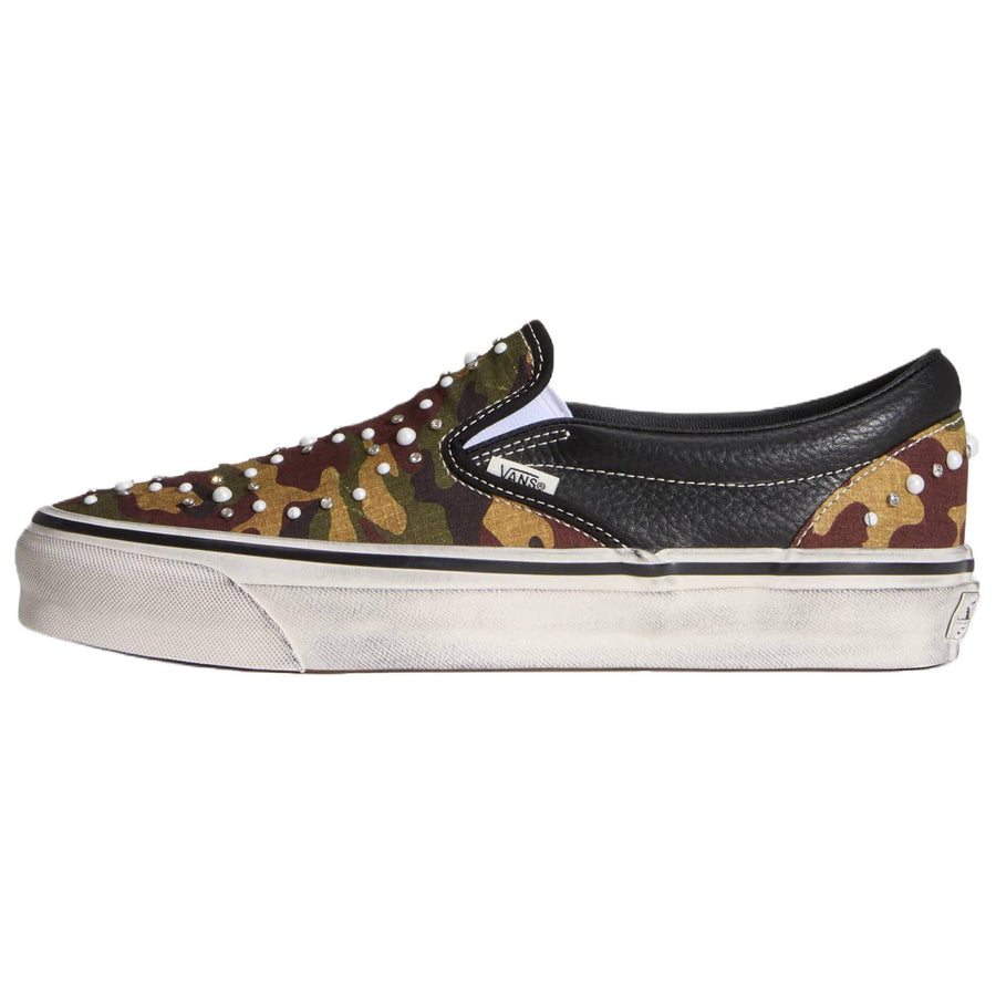 ヴァンズ スリッポン Vans Premium Classic Slip-On "Camo Black" VN000D9PCAK