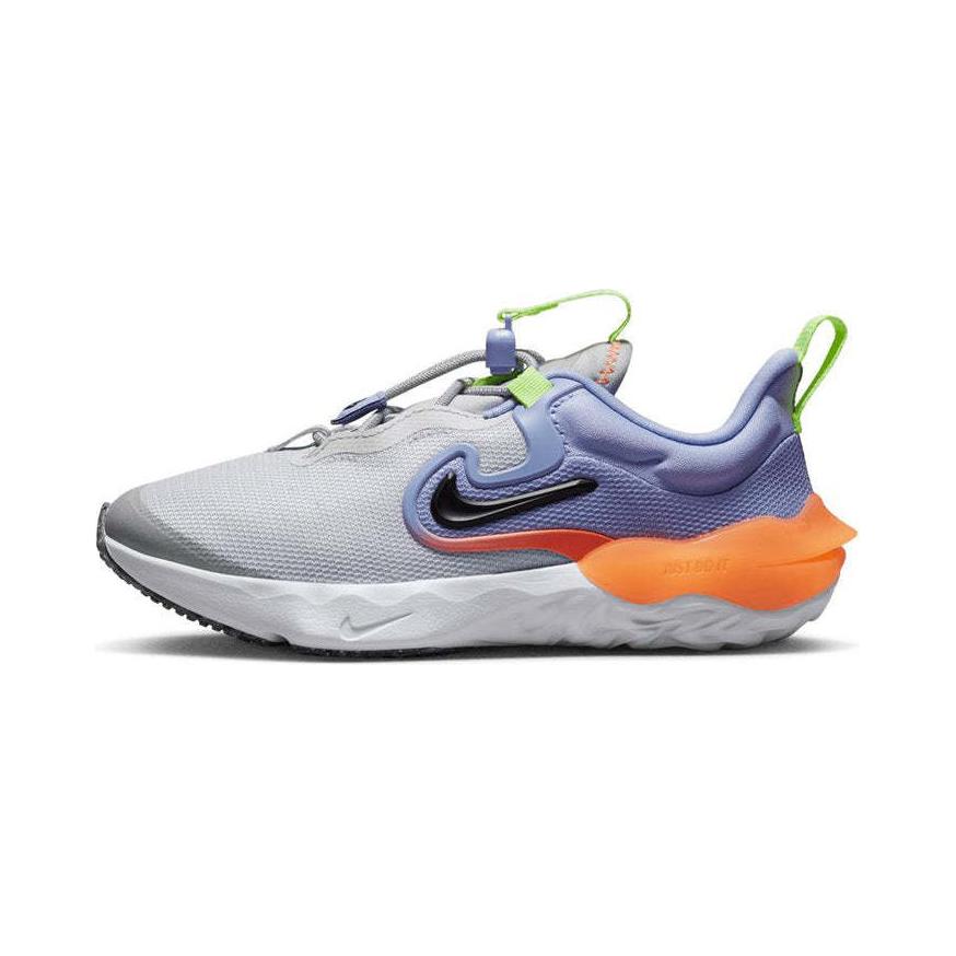ナイキ Nike PS Run Flow "Photon Dust/Purple Pulse/Total Orange/Black" DR0471-002