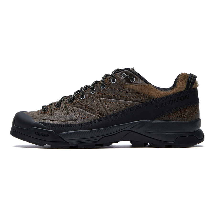 サロモン X-ALP Salomon X-ALP Low Distressed Leather "Dark Earth/Black/Deep Lichen Green" L47822700