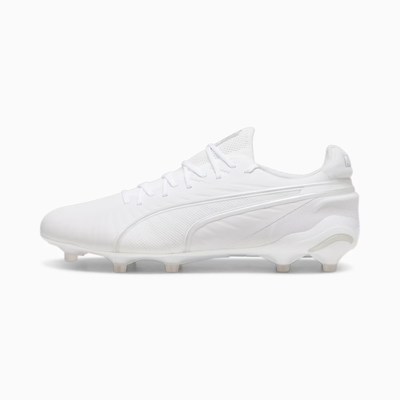 プーマ Puma King Ultimate FG/AG "Puma White/Puma Silver" 107809-04