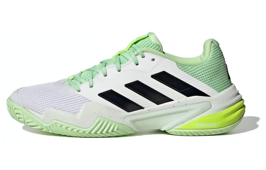 アディダス adidas Barricade 13 Tennis "Footwear White/Core Black/Semi Green Spark" IG3114