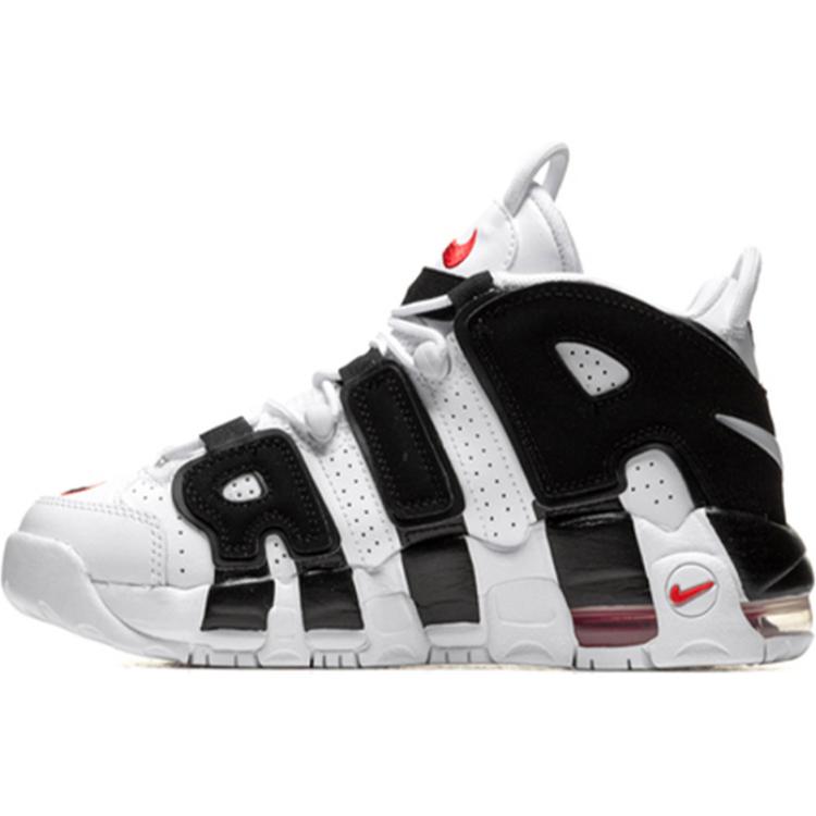 ナイキ エア モア アップテンポ NIKE AIR MORE UPTEMPO GS "WHITE/BLACK/UNIVERSITY RED"(2017) 415082-105