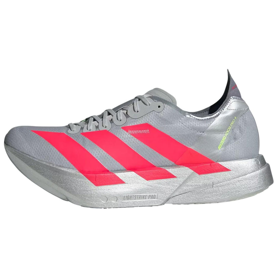 アディダス アディゼロ adidas Adizero Adios Pro 4 "Silver Metallic/Lucid Red/Grey" JR6372