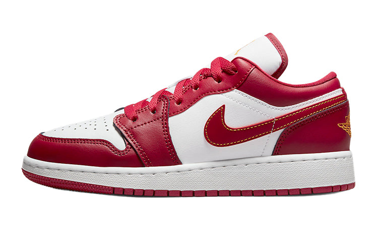 エアジョーダン1 Nike GS Air Jordan 1 Low "Cardinal Red" 553560-607