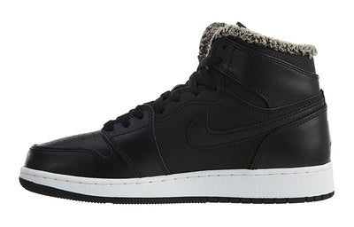 エアジョーダン1 Nike GS Air Jordan 1 Retro High Fleece "Black/Pink" 332148-014