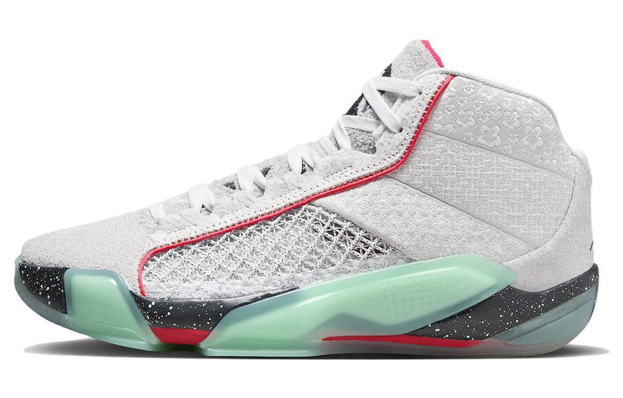 エアジョーダン38 Rui Hachimura × Nike Air Jordan 38 "Photon Dust/Mint Foam/Siren Red/Off Noir" FD0583-003