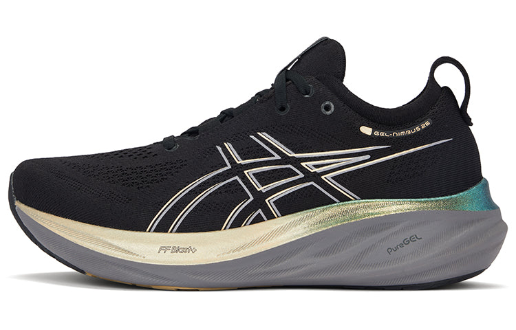 アシックス ゲルニンバス26 Asics Gel-Nimbus 26 Platinum "Black/Champagne" 1011B922-001